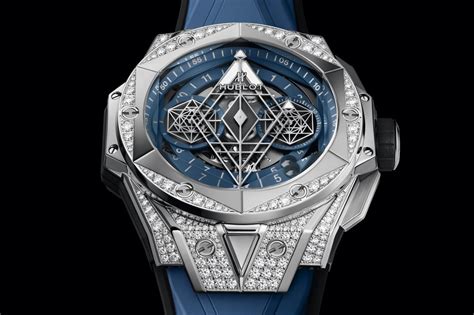 hublot big bang sang bleu titanium blue